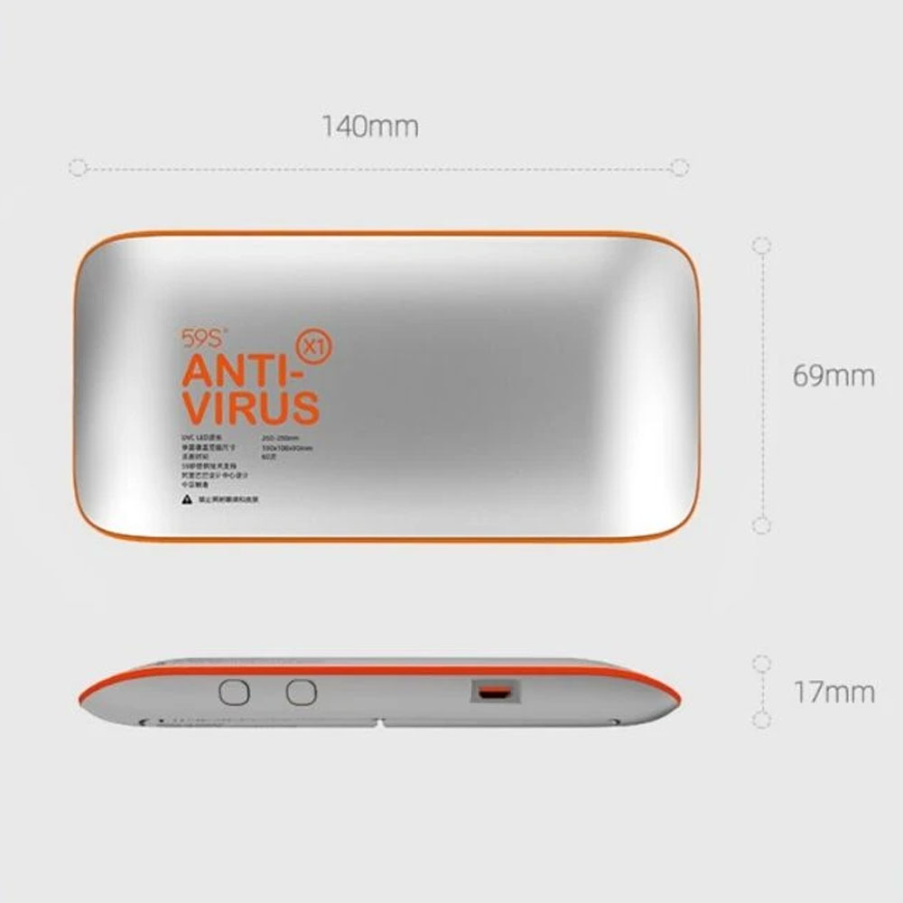 Picture of 59S Professional UVC Mini Sterilizer Portable Sterillizer X1 Kill Bacteria Effectively Sterillizer