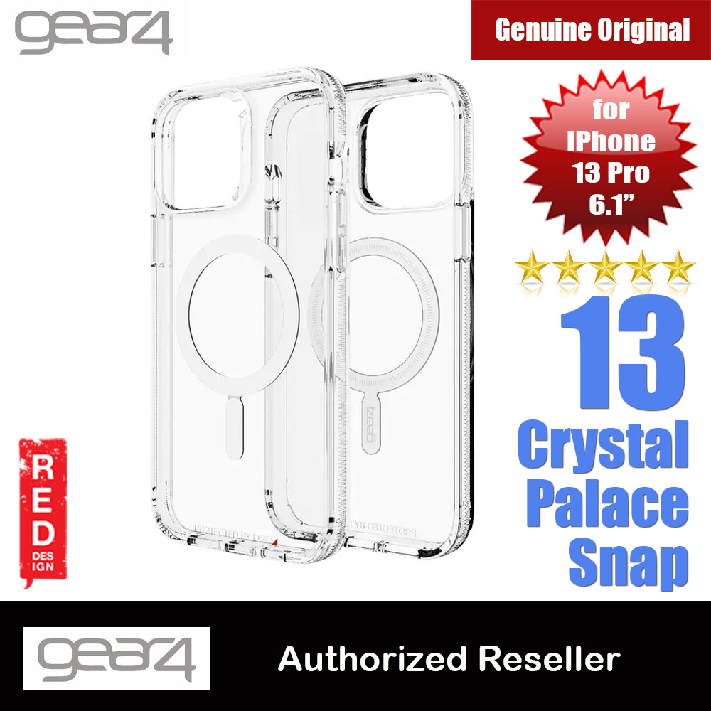 Picture of Gear4 D30 Crystal Palace Snap Crystal Clear Impact Protection with MagSafe Compatibility for iPhone 13 Pro 6.1 (Clear) Apple iPhone 13 Pro 6.1- Apple iPhone 13 Pro 6.1 Cases, Apple iPhone 13 Pro 6.1 Covers, iPad Cases and a wide selection of Apple iPhone 13 Pro 6.1 Accessories in Malaysia, Sabah, Sarawak and Singapore 