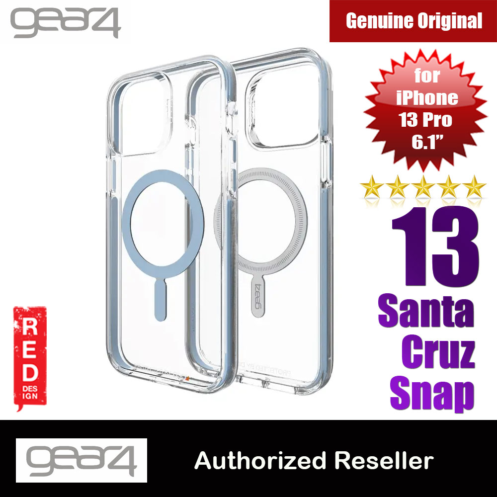 Picture of Gear4 D30 Santa Cruz Snap Clear Impact Protection with MagSafe Compatibility for iPhone 13 Pro 6.1 (Light Blue) Apple iPhone 13 Pro 6.1- Apple iPhone 13 Pro 6.1 Cases, Apple iPhone 13 Pro 6.1 Covers, iPad Cases and a wide selection of Apple iPhone 13 Pro 6.1 Accessories in Malaysia, Sabah, Sarawak and Singapore 