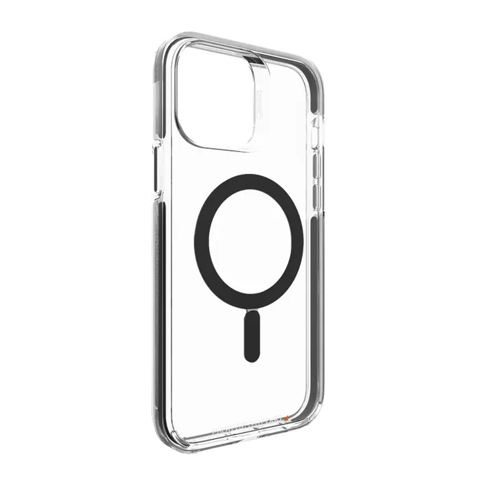 Picture of Apple iPhone 13 6.1  | Gear4 D30 Santa Cruz Snap Clear Impact Protection with MagSafe Compatibility for iPhone 13 6.1 (Black)
