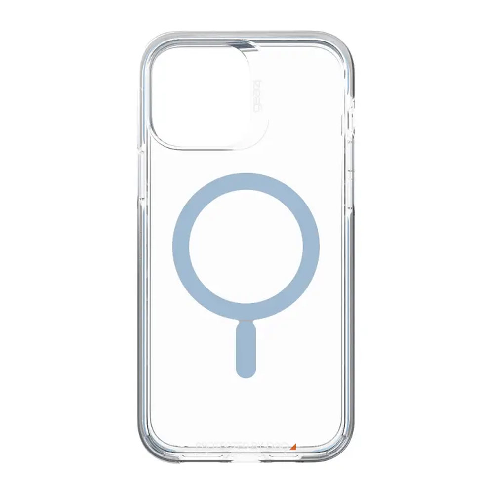 Picture of Apple iPhone 13 Pro 6.1  | Gear4 D30 Santa Cruz Snap Clear Impact Protection with MagSafe Compatibility for iPhone 13 Pro 6.1 (Light Blue)