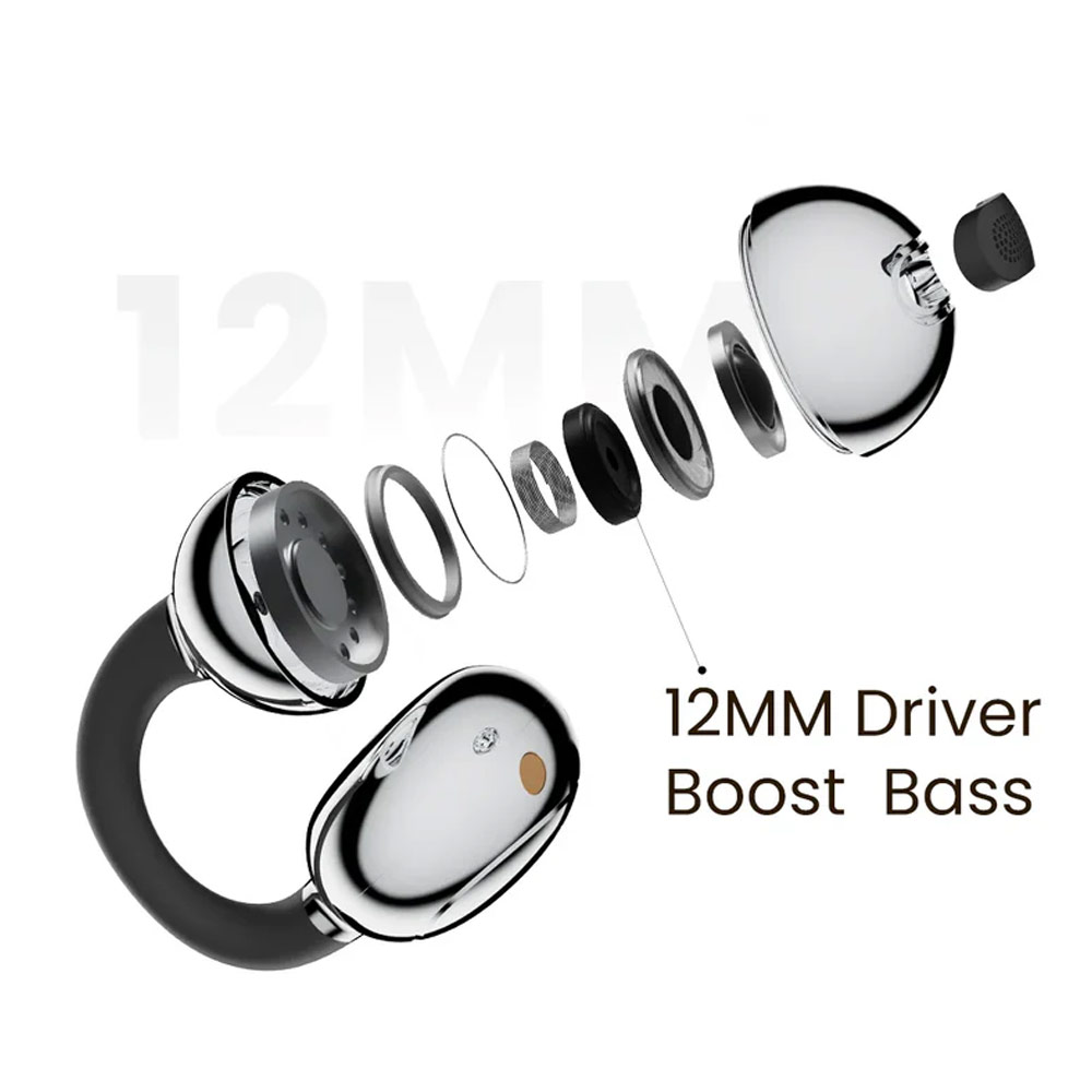 Picture of HiFuture Flexclip Bluetooth 5.4 Comfort Open Ear Headphones Waterproof with ENC Noise Cancellation (Champagne Gold)