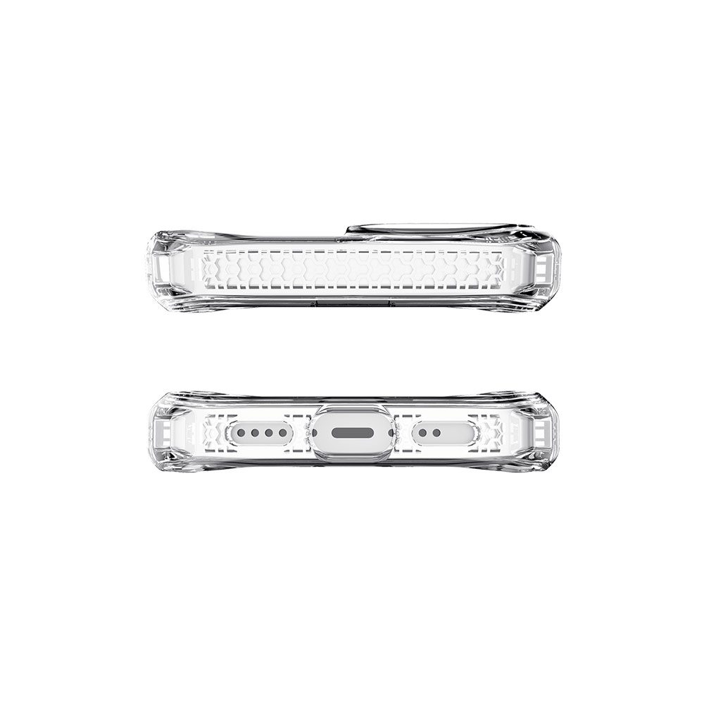 Picture of Apple iPhone 13 Pro Max 6.7 Case | ITSKINS SPECTRUM CLEAR ANTIMICROBIAL Certified Antishock Protection Case for iPhone 13 Pro Max (Clear Transparent)