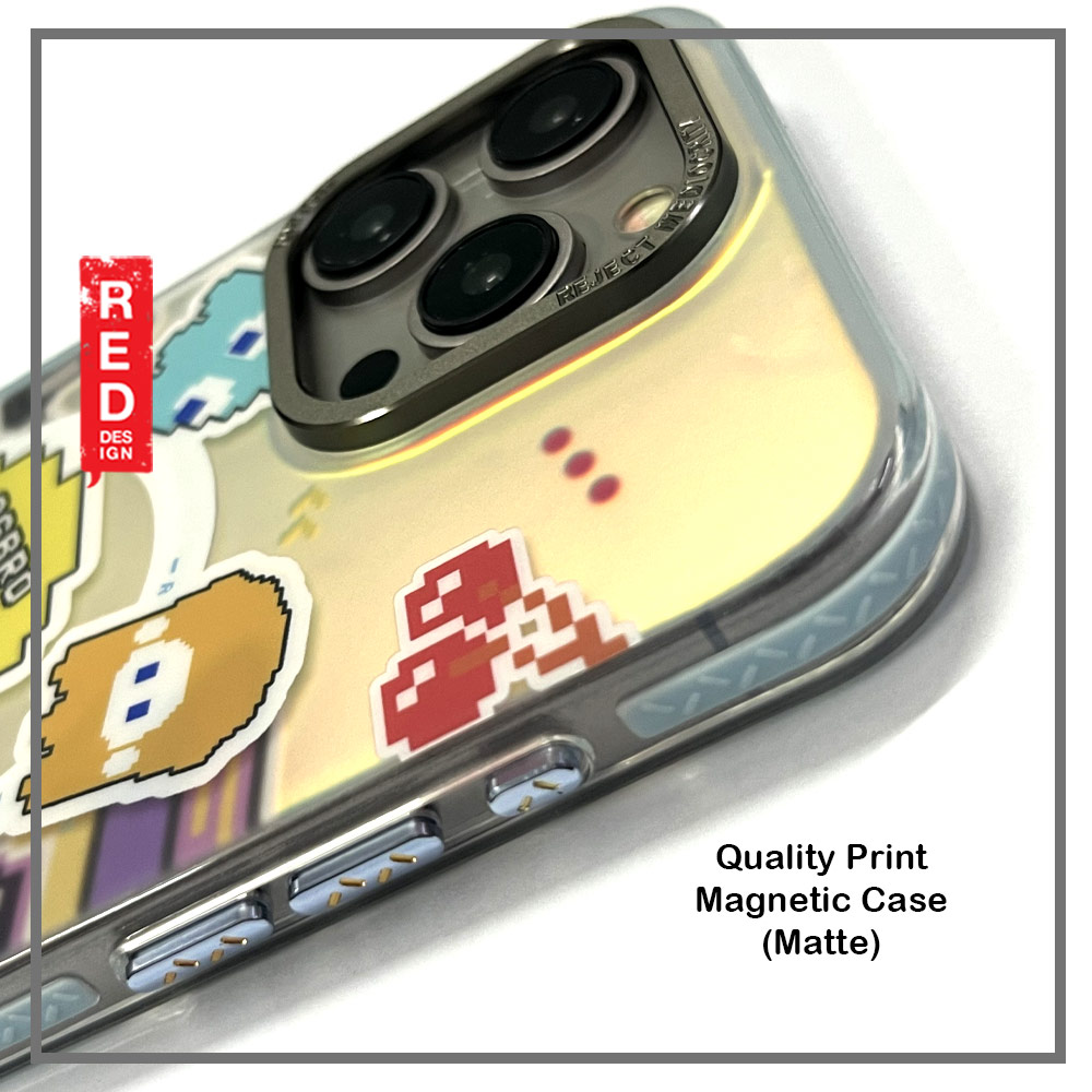 Picture of Apple iPhone 15 Pro 6.1 Case | OGBRO Creative Art Design Magnetic Drop Protection Case with Aluminum Lens Frame Protection for iPhone 15 Pro 6.1 (Gamer Game Over)