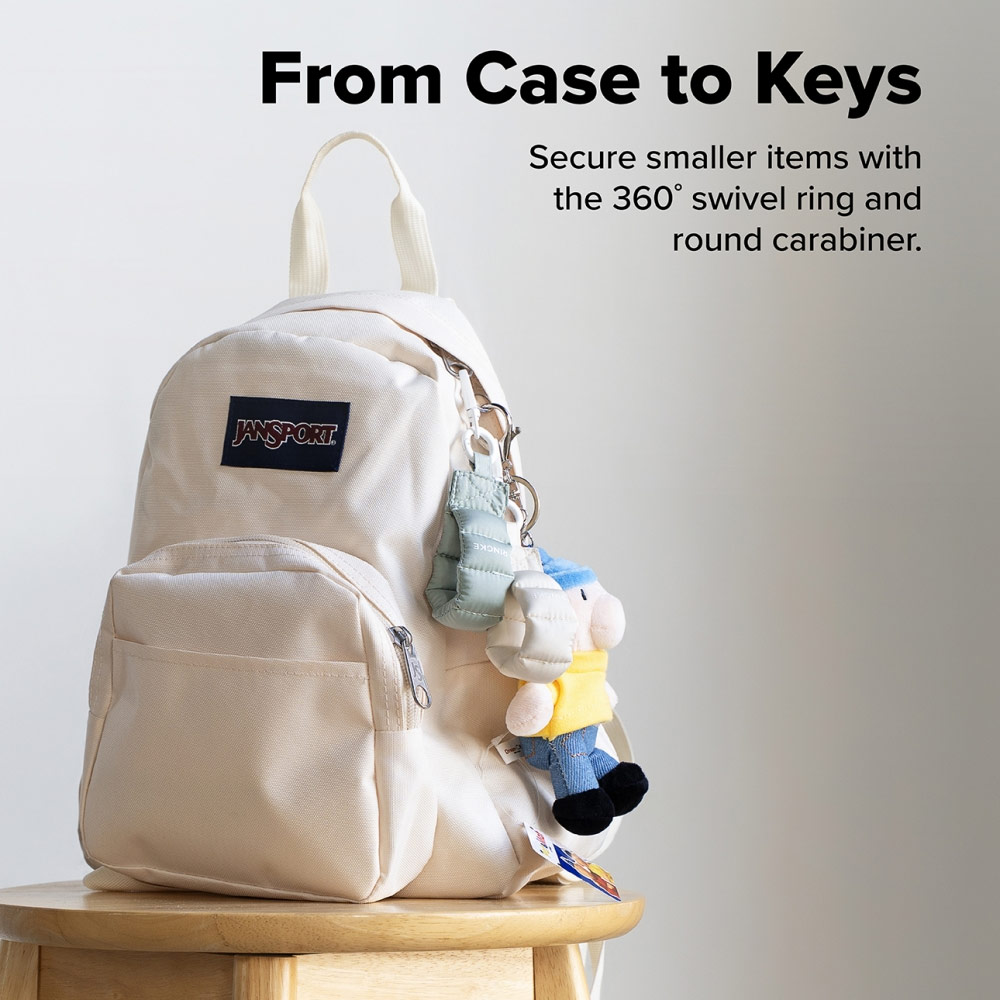 Picture of Ringke Eye Catching Holder Link & Puffer Finger Strap for Phone case (Light Blue)