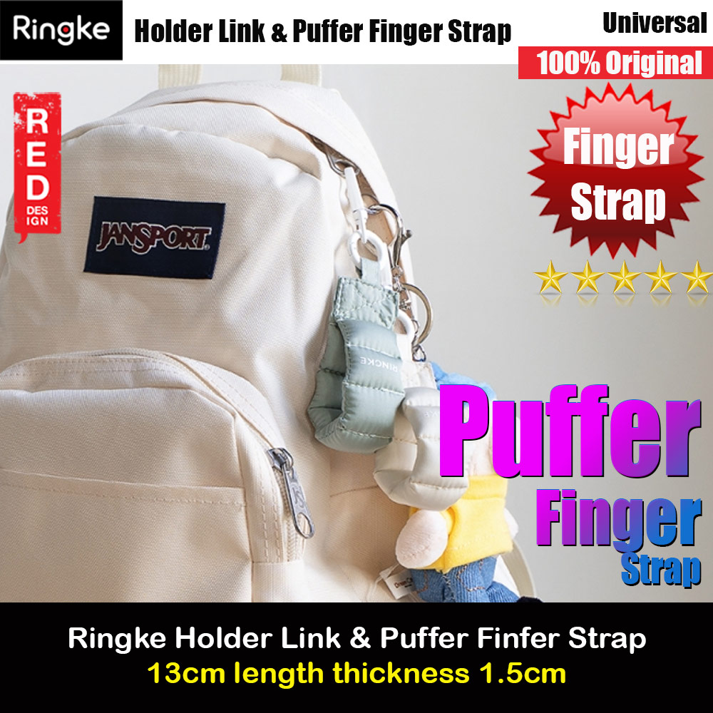 Picture of Ringke Eye Catching Holder Link & Puffer Finger Strap for Phone case (Matcha Green) Red Design- Red Design Cases, Red Design Covers, iPad Cases and a wide selection of Red Design Accessories in Malaysia, Sabah, Sarawak and Singapore 