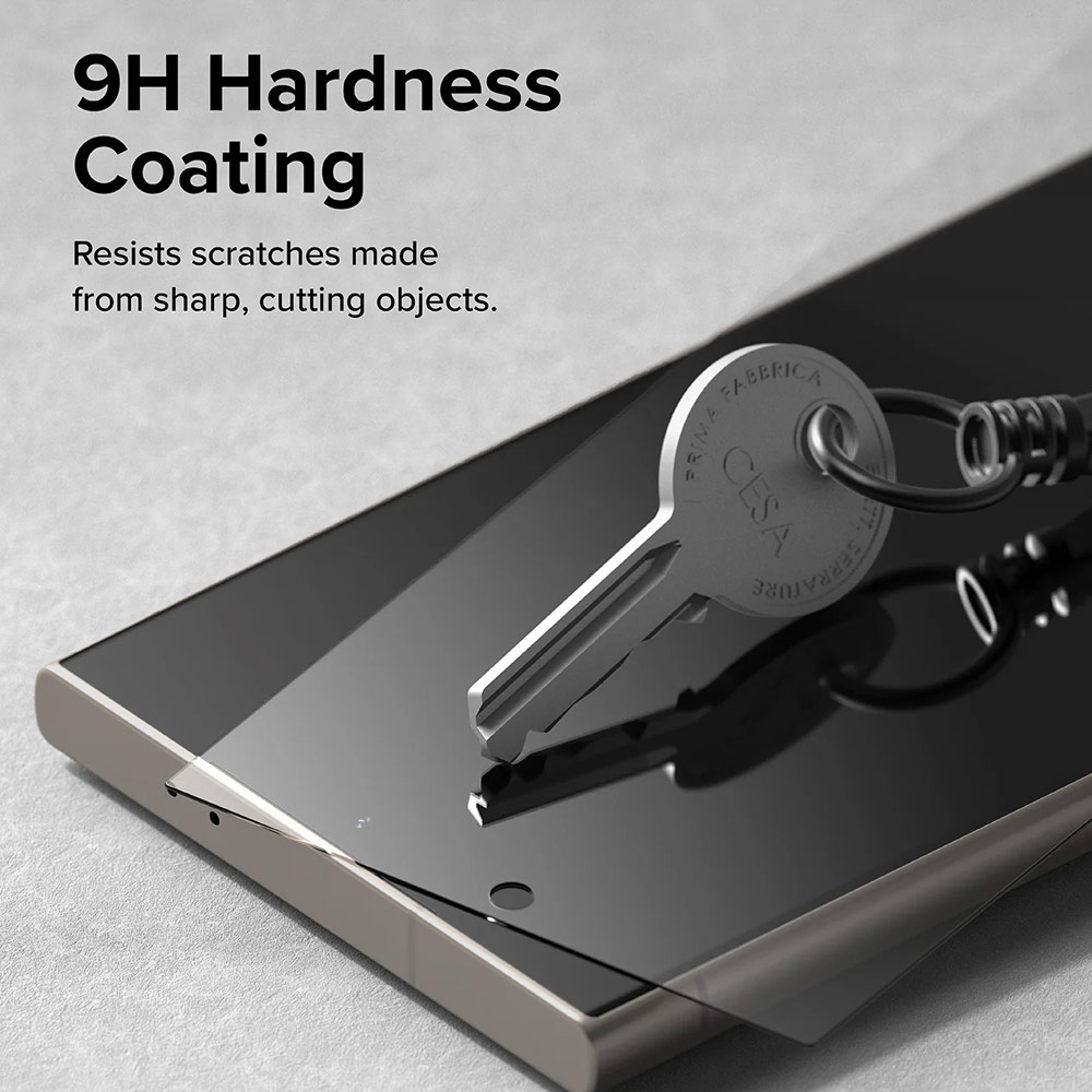 Picture of Samsung Galaxy S24 Ultra Screen Protector | Ringke Easy Slide Tempered Glass Screen Protector with Easy Installation Jig Kit for Samsung Galaxy S24 Ultra (HD Clear) 2 Pack