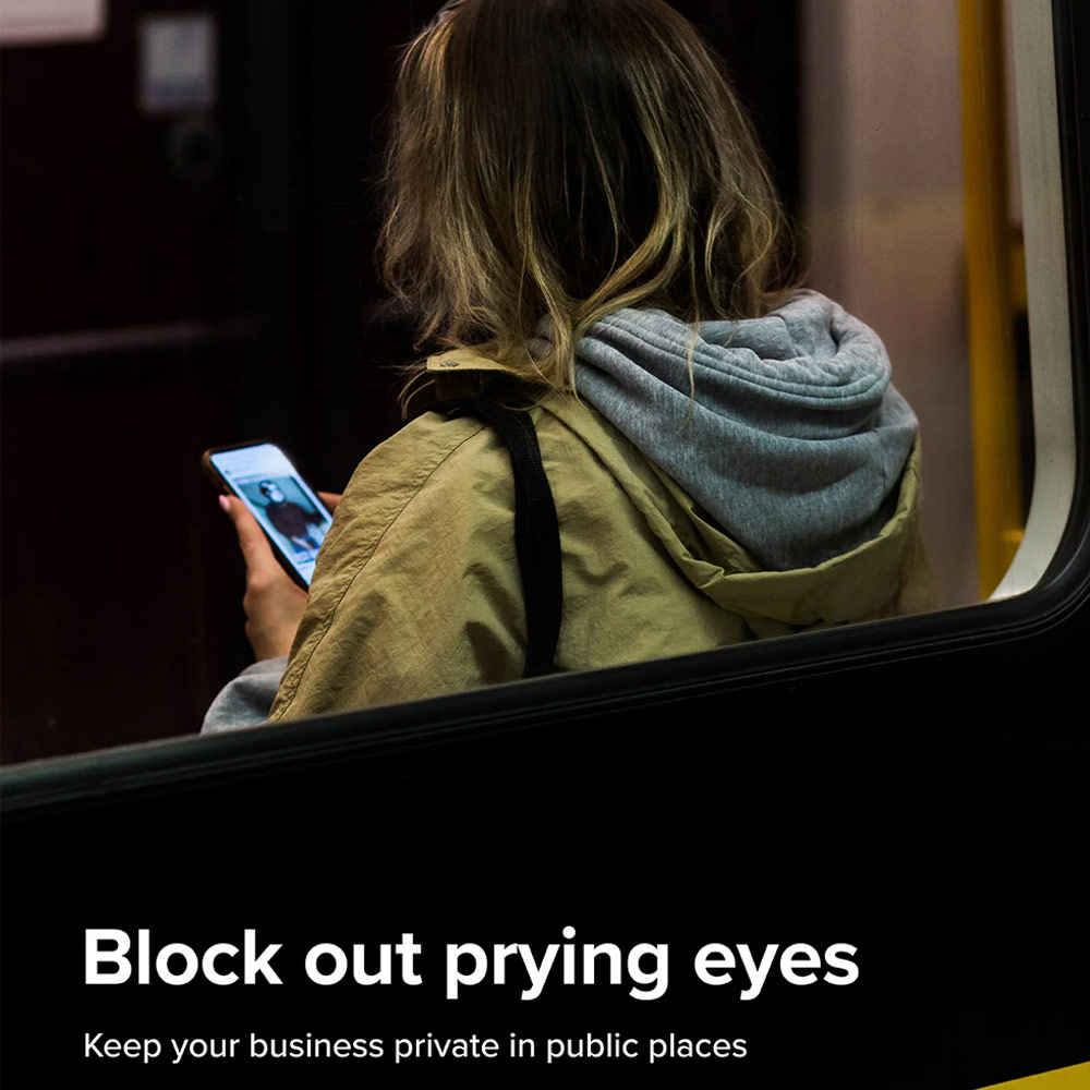 Picture of Samsung Galaxy S24 Ultra Screen Protector | Ringke Easy Slide Tempered Glass Screen Protector with Easy Installation Jig Kit for Samsung Galaxy S24 Ultra (Privacy Anti Peep) 2 Pack