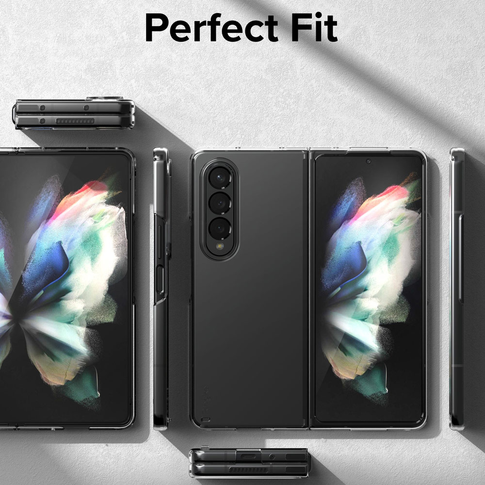 Picture of Samsung Galaxy Z Fold 4 Case | Ringke Slim Protection Anti Yellow Clear PC Hard Case for Samsung Galaxy Z Fold 4 (Matte)