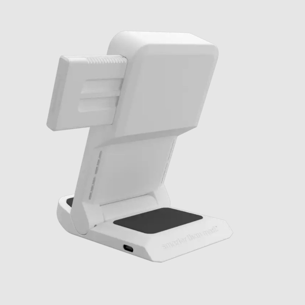 Picture of Apple Watch 44mm | STM ChargeTree Go 3 in 1 Wireless Charging Station Max 15W for iPhone 14 Pro Max Air Pods Pro Apple Watch