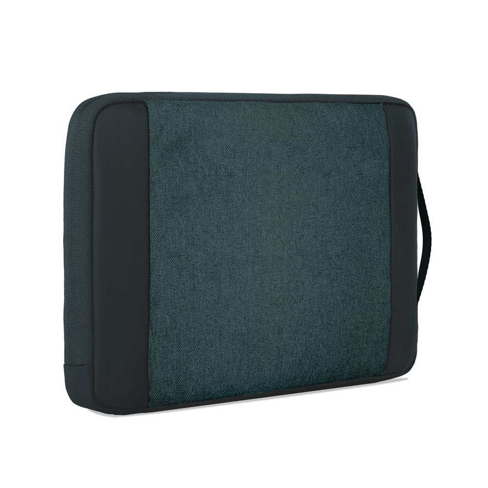 Picture of STM Kin Slim and Lightweight with Shock Absorbing Secure Zip Laptop Sleeve with Accessory Storage Pocket up to 14" (Aqua Blue)