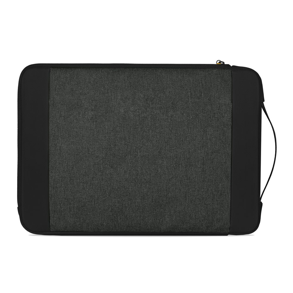 Picture of STM Kin Slim and Lightweight with Shock Absorbing Secure Zip Laptop Sleeve with Accessory Storage Pocket up to 16" (Slate Black)