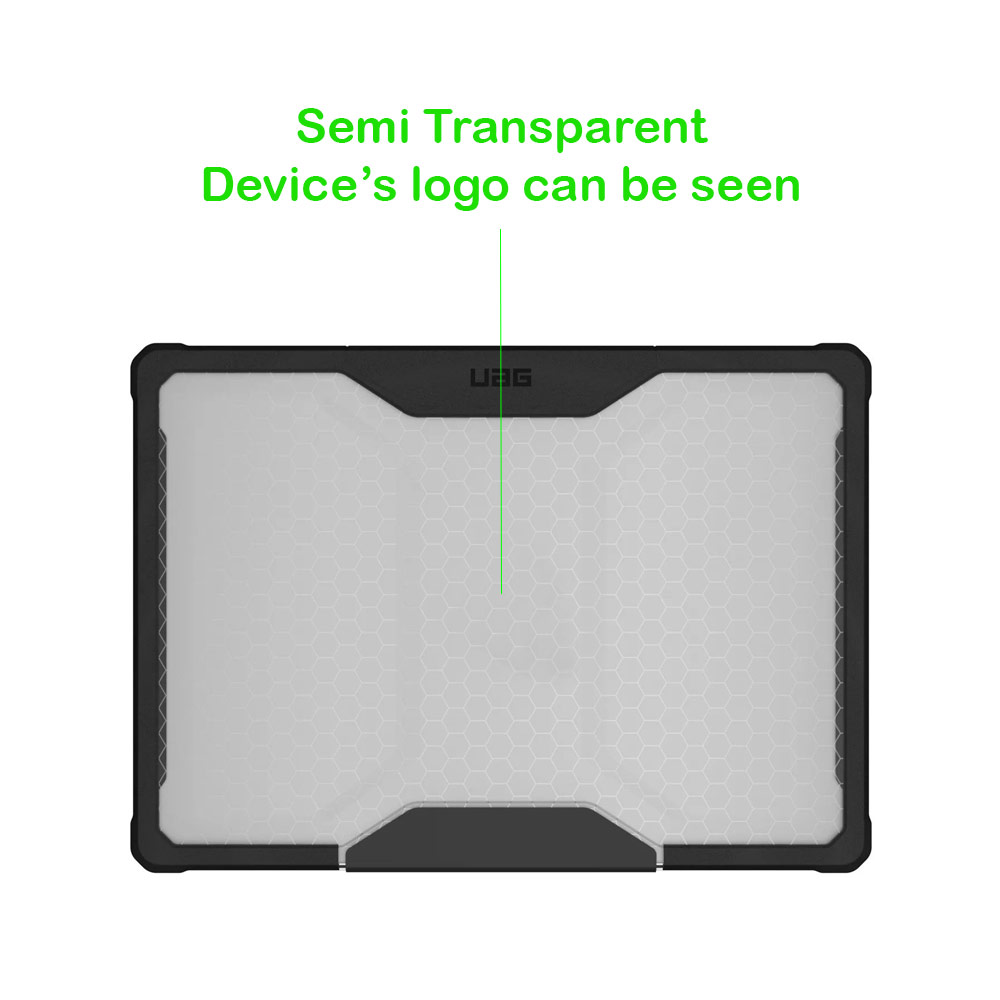 Picture of Apple Macbook Pro 14.2 2021 Case | UAG Plyo Series Drop Protection Cover Casing Case for Macbook Pro 14 M1 Pro M1 Max 2021 A2442 (Ice Black)