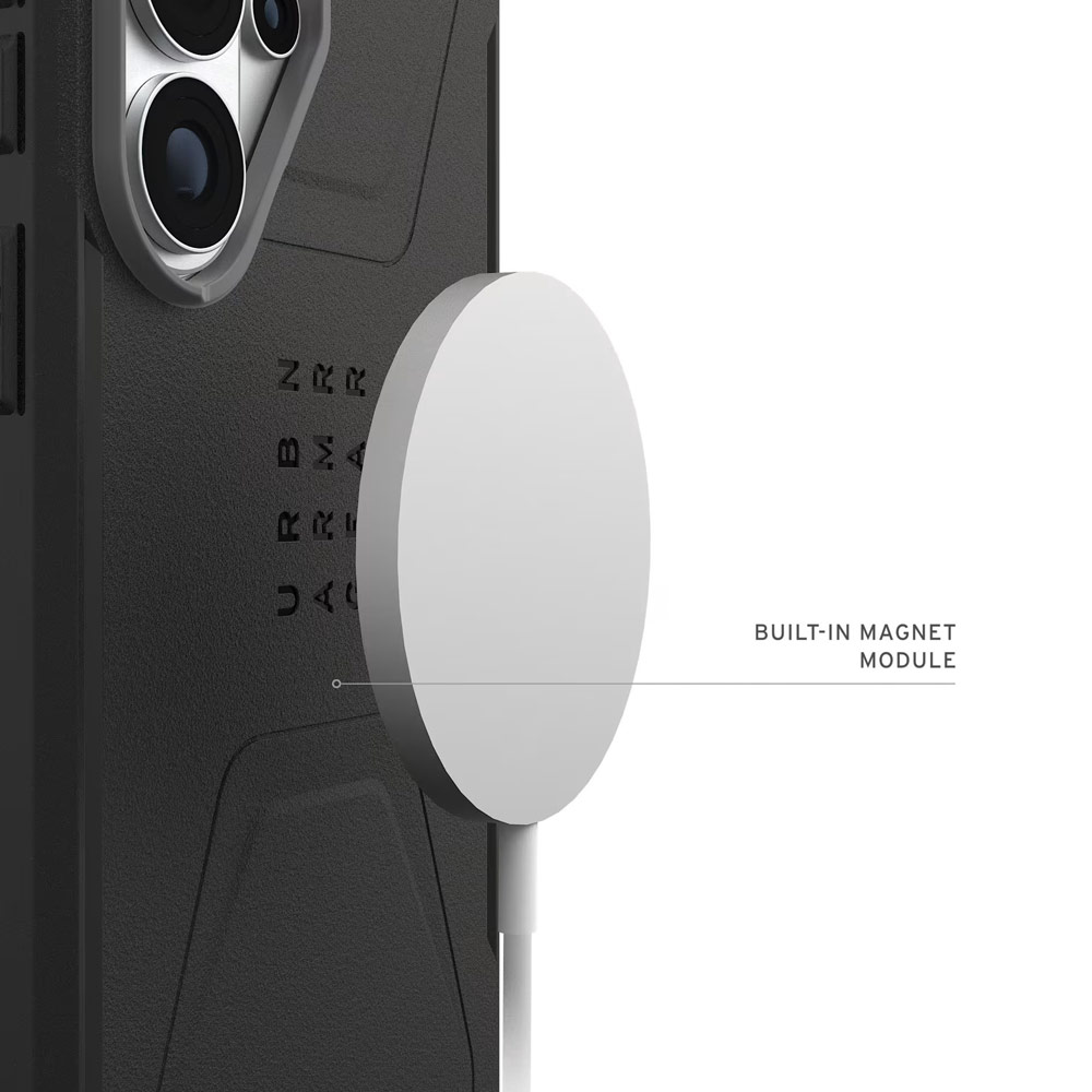 Picture of Samsung Galaxy S26 Ultra Case | UAG Civilian for Samsung Galaxy S26 Ultra High Quality Drop Protection Case with Magnetic Charging Compatible (Black)