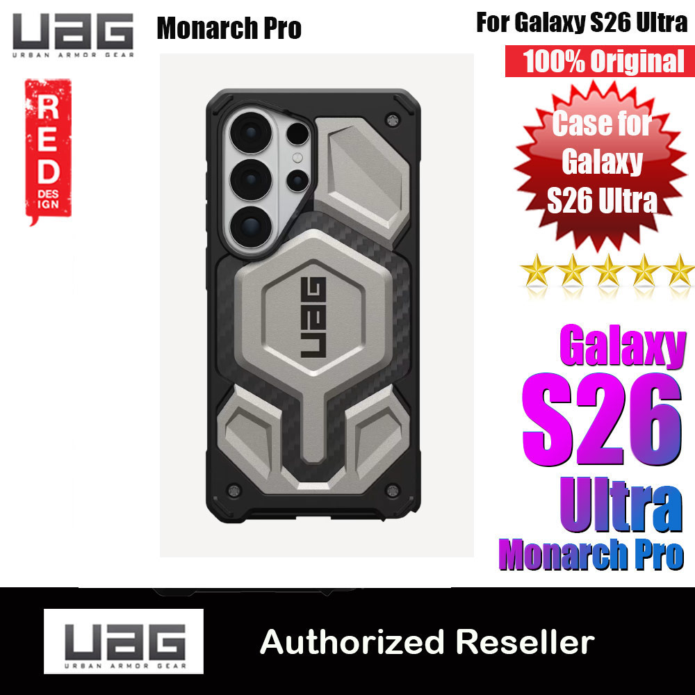 Picture of UAG Monarch Pro Magsafe Compatible Drop Proof Case for Samsung Galaxy S26 Ultra (Titanium) Samsung Galaxy S26 Ultra- Samsung Galaxy S26 Ultra Cases, Samsung Galaxy S26 Ultra Covers, iPad Cases and a wide selection of Samsung Galaxy S26 Ultra Accessories in Malaysia, Sabah, Sarawak and Singapore 