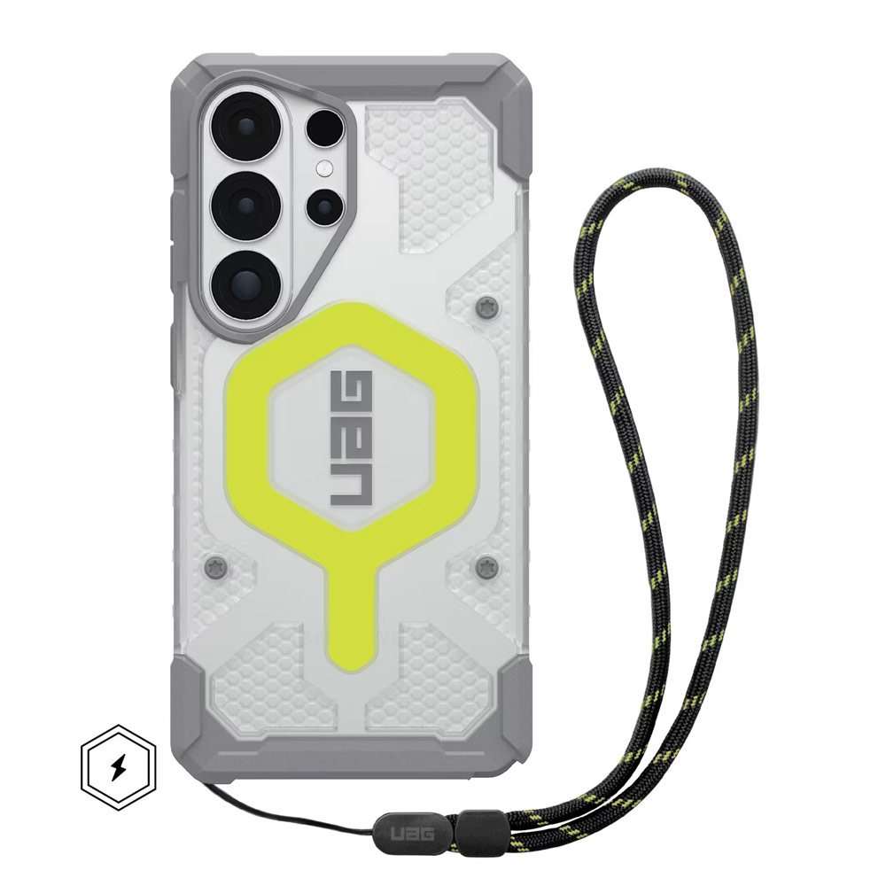 Picture of Samsung Galaxy S26 Ultra Case | UAG Pathfinder Magsafe Compatible Drop Proof Case for Samsung Galaxy S26 Ultra with Lanyard Strap (Active Neon)