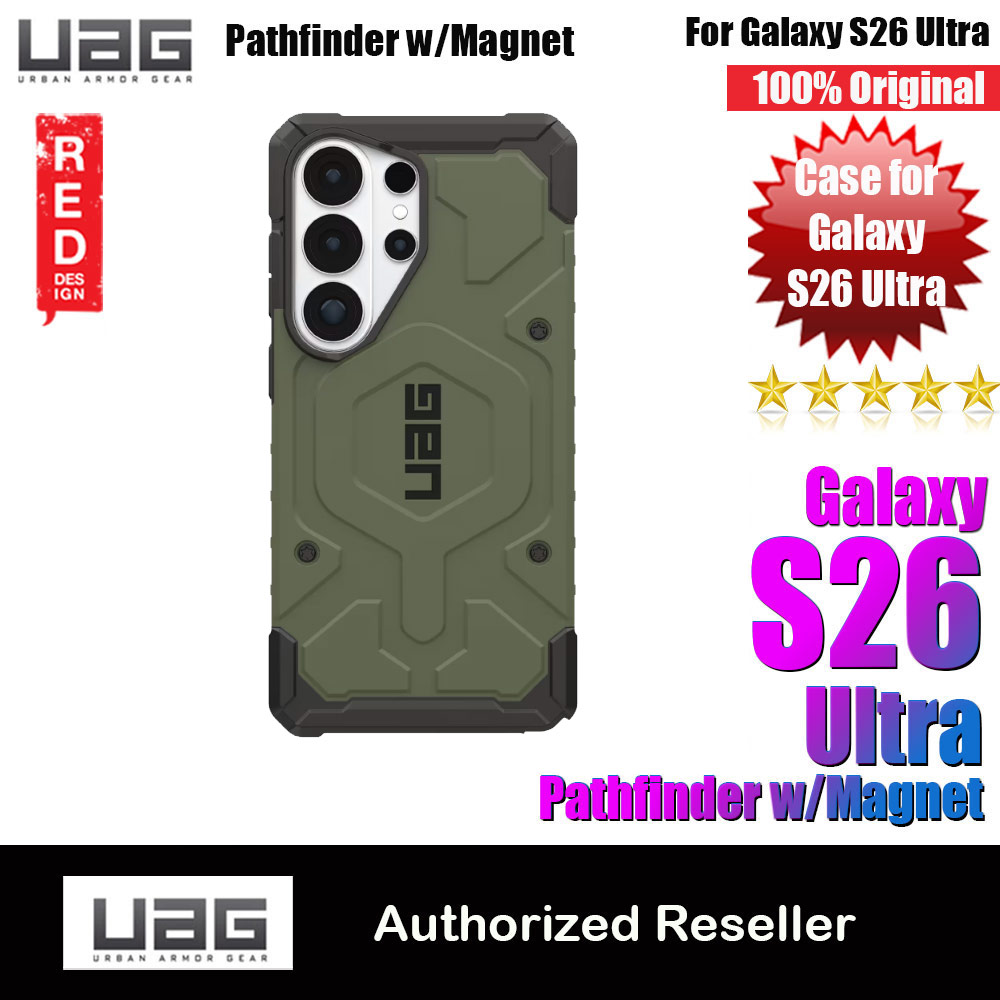 Picture of UAG Pathfinder Magsafe Compatible Drop Proof Case for Samsung Galaxy S26 Ultra (Olive Drab) Samsung Galaxy S26 Ultra- Samsung Galaxy S26 Ultra Cases, Samsung Galaxy S26 Ultra Covers, iPad Cases and a wide selection of Samsung Galaxy S26 Ultra Accessories in Malaysia, Sabah, Sarawak and Singapore 