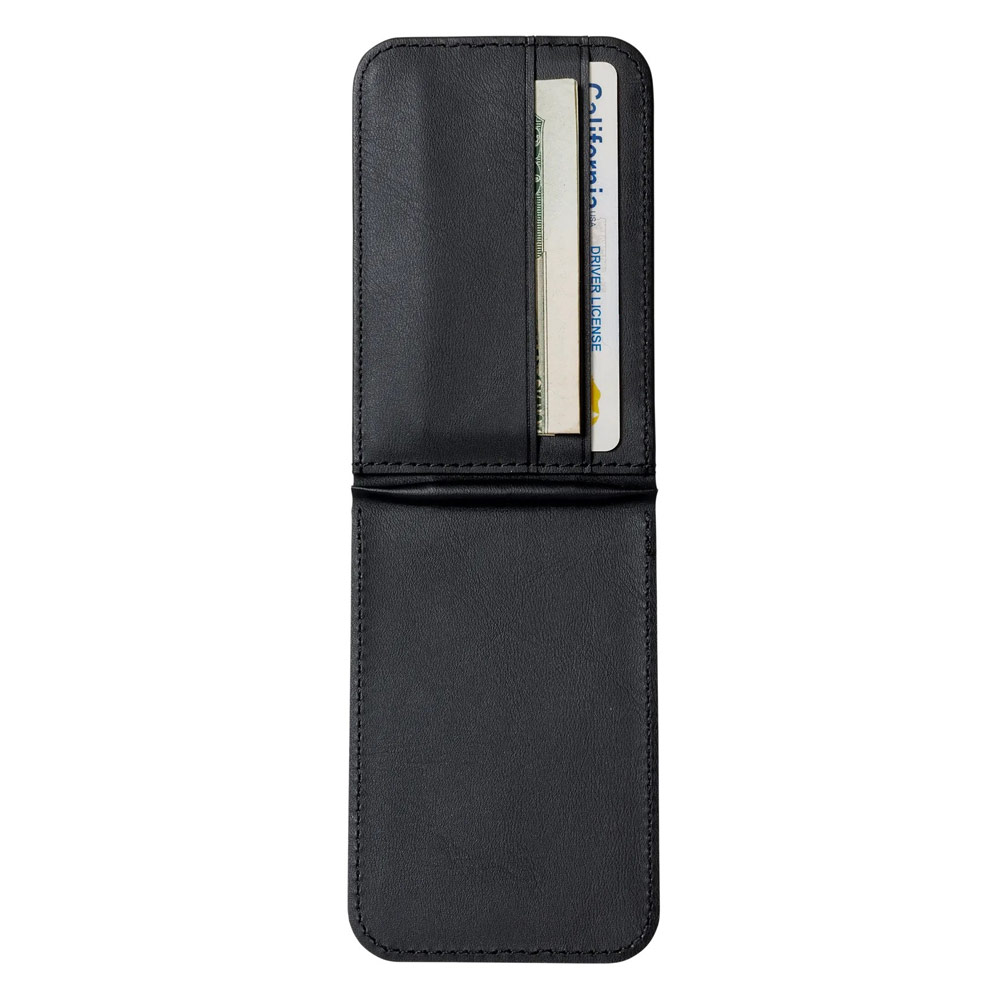 Picture of Apple iPhone 13 6.1  | UAG Metropolis Vegan Leather MagSafe Wallet and Stand Kickstand Card Holder Phone Stand (PU Leather)