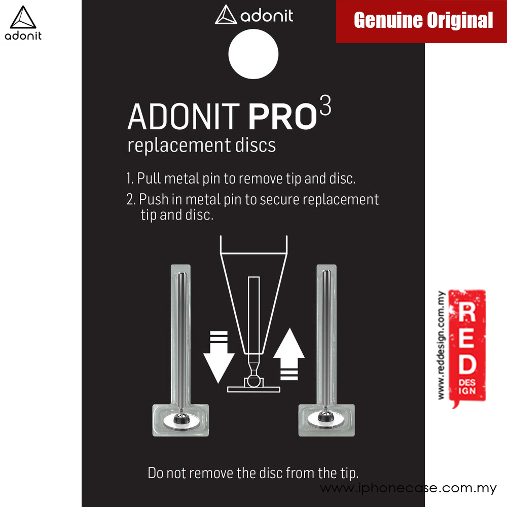 Picture of Apple iPad 2  | Adonit Replacement Disc Kit Pro 3 ADRDK for Mini 3 Pro 3 Pro 4 (2 pcs)