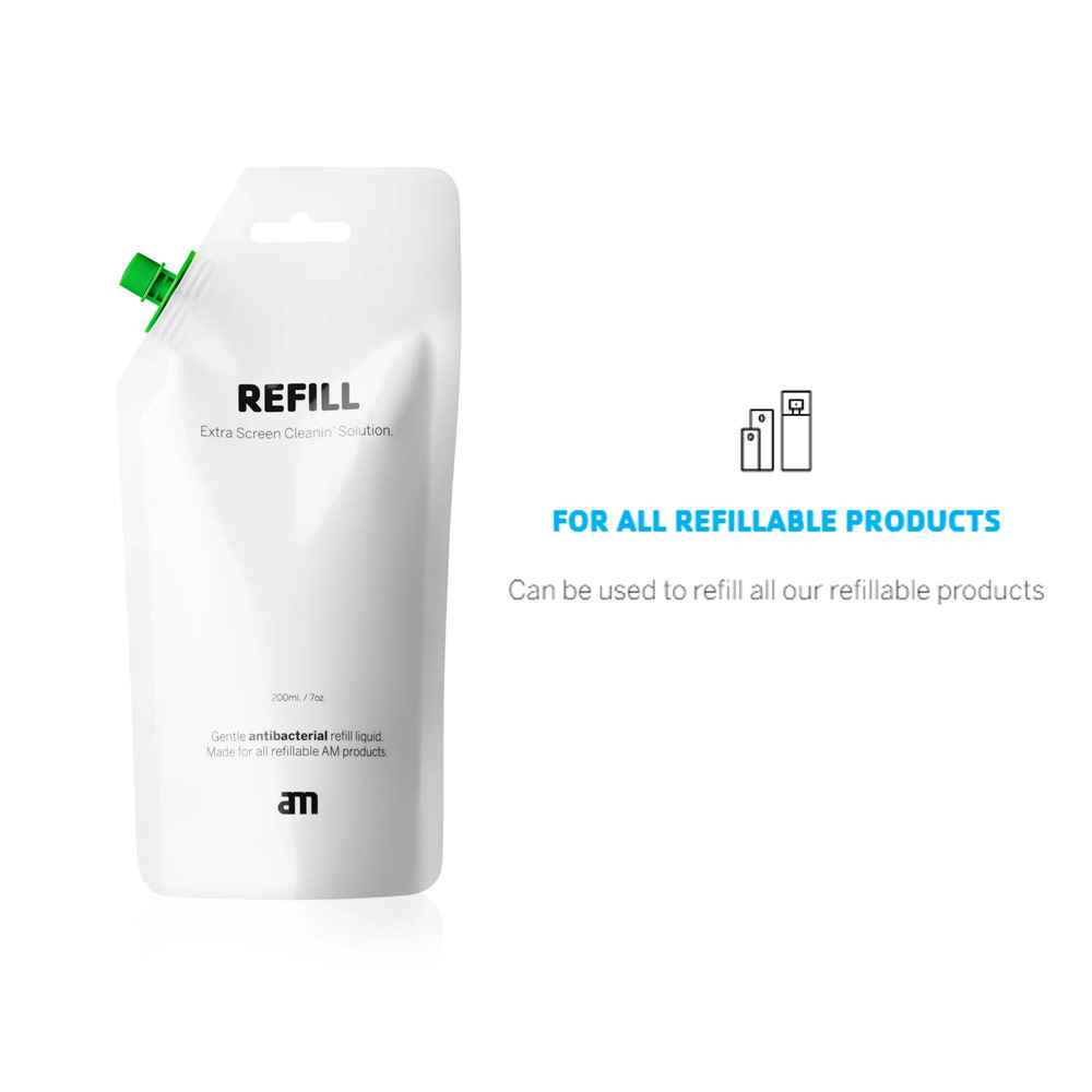 Picture of AM Get Clean Anti-Schmutz refill liquid for all refillable AM Get Clean products 200ml (Green)