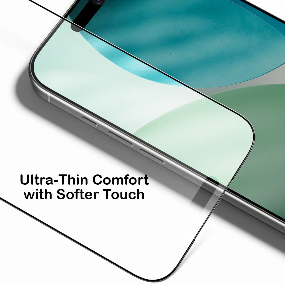 Picture of Apple iPhone 17 Pro 6.3  | Amazingthing Radix Matte Anti Glare Full Glass 3D Frame Tempered Glass for iPhone 17 Pro 6.3 (Matte)