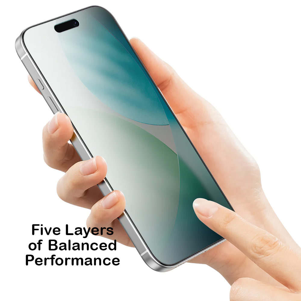 Picture of Apple iPhone 17 Pro 6.3  | Amazingthing Radix Matte Anti Glare Full Glass 3D Frame Tempered Glass for iPhone 17 Pro 6.3 (Matte)