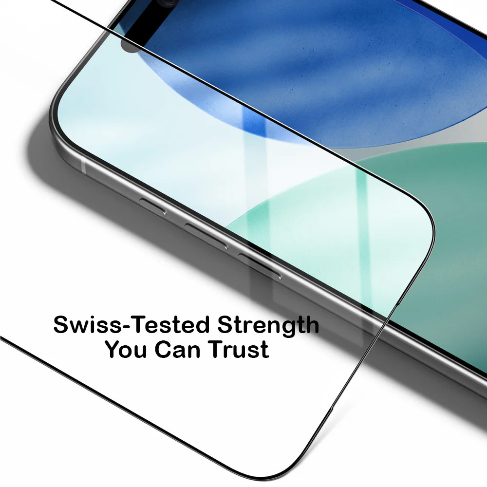 Picture of Apple iPhone 17 Pro 6.3  | Amazingthing Radix Full Glass 3D Frame Tempered Glass for iPhone 17 Pro 6.3 (Ultra Clear)