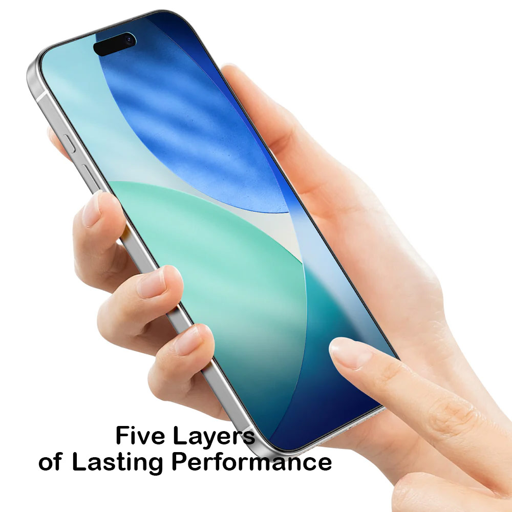 Picture of Apple iPhone 17 Pro 6.3  | Amazingthing Radix Full Glass 3D Frame Tempered Glass for iPhone 17 Pro 6.3 (Ultra Clear)