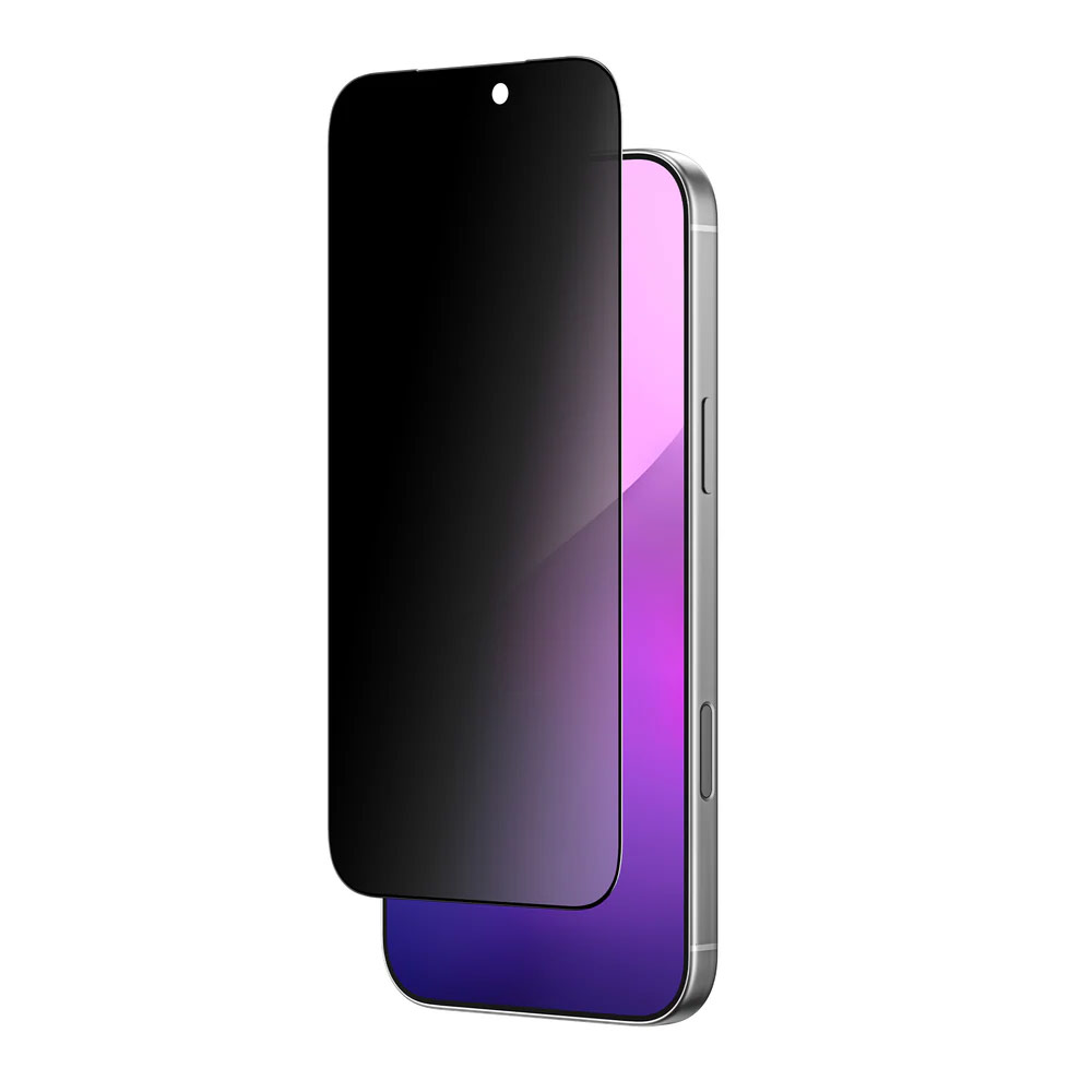 Picture of Apple iPhone 17 6.3  | Amazingthing Radix Privacy Anti View Full Glass 3D Frame Tempered Glass for iPhone 17 6.3 (Privacy)