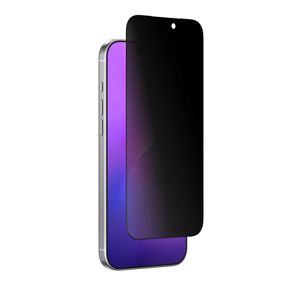 Picture of Apple iPhone 17 6.3  | Amazingthing Radix Privacy Anti View Full Glass 3D Frame Tempered Glass for iPhone 17 6.3 (Privacy)