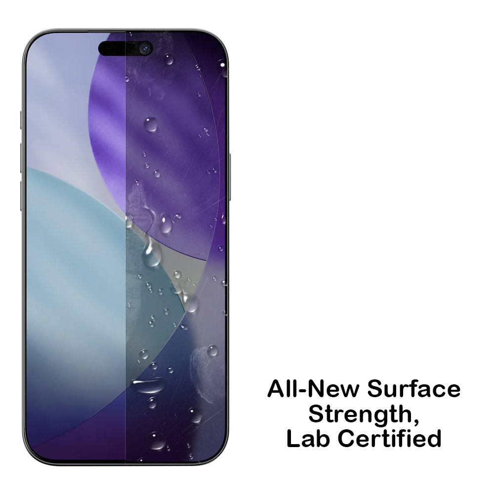 Picture of Apple iPhone 17 6.3  | Amazingthing Radix Privacy Anti View Full Glass 3D Frame Tempered Glass for iPhone 17 6.3 (Privacy)