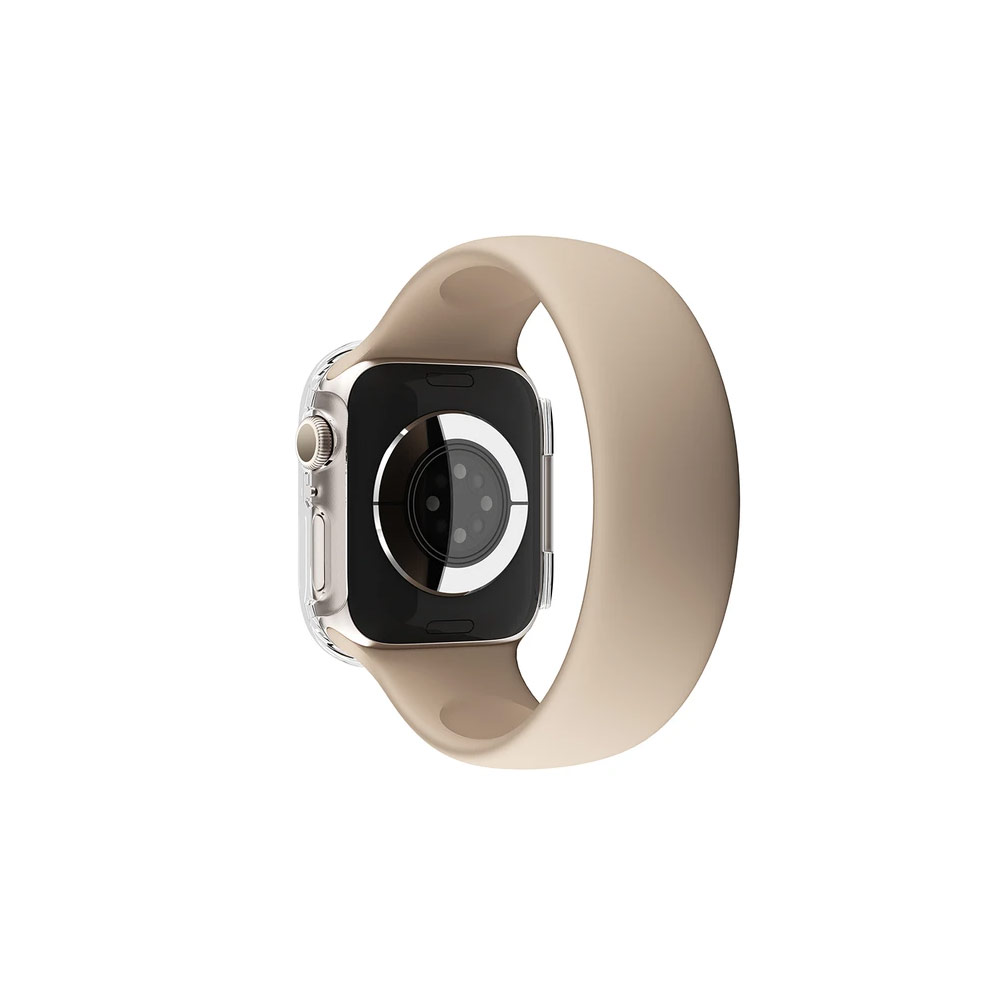 Picture of Apple Watch 45mm Case | Amazingthing Marsix Hybrid Series Case with High Sensitivity Touch 9H Tempered Glass for Apple Watch 45mm (Clear)