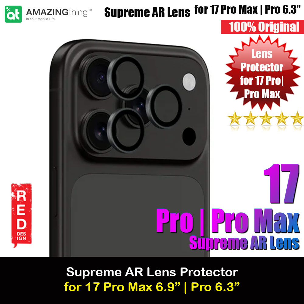 Picture of Amazingthing Supreme AR Lens Glass Aluminum Tempered Glass Lens Protector for iPhone 17 Pro 6.3 iPhone 17 Pro Max 6.9 (3PCS Natural) Apple iPhone 17 Pro 6.3- Apple iPhone 17 Pro 6.3 Cases, Apple iPhone 17 Pro 6.3 Covers, iPad Cases and a wide selection of Apple iPhone 17 Pro 6.3 Accessories in Malaysia, Sabah, Sarawak and Singapore 