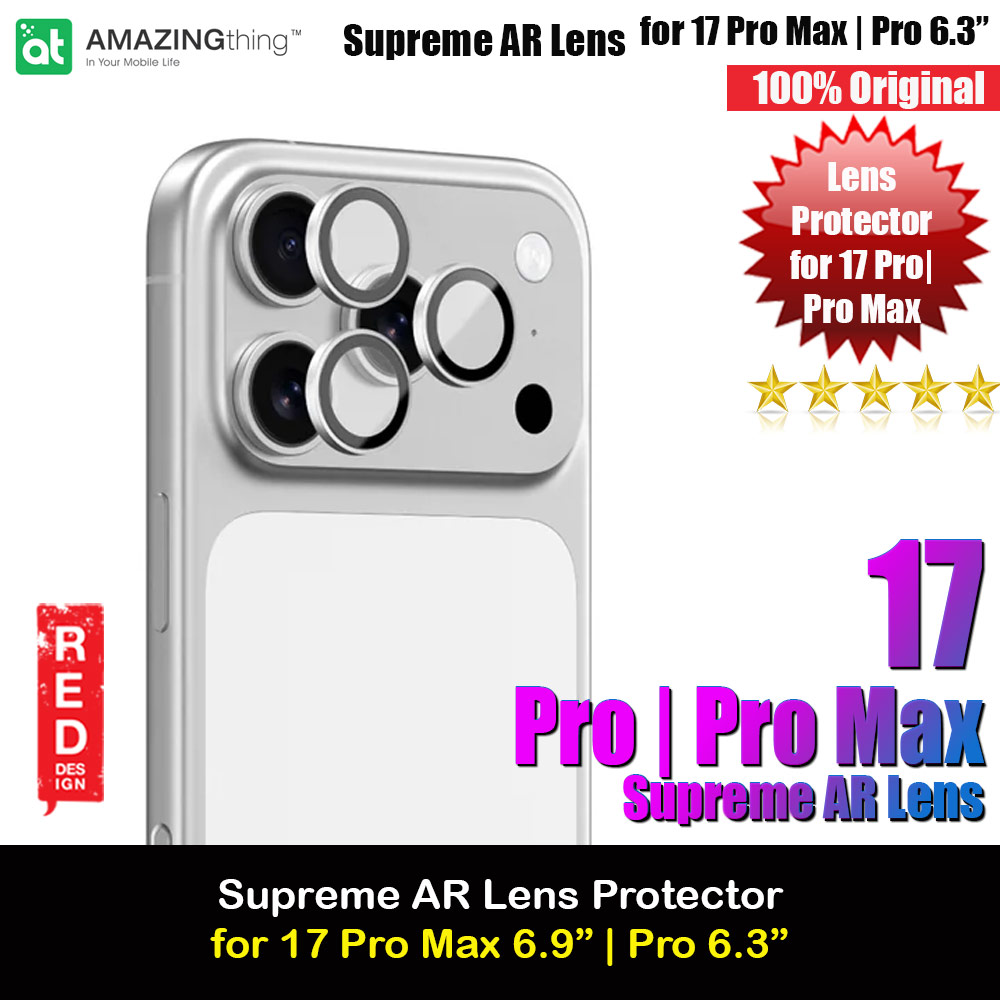 Picture of Amazingthing Supreme AR Lens Glass Aluminum Tempered Glass Lens Protector for iPhone 17 Pro 6.3 iPhone 17 Pro Max 6.9 (3PCS Silver) Apple iPhone 17 Pro 6.3- Apple iPhone 17 Pro 6.3 Cases, Apple iPhone 17 Pro 6.3 Covers, iPad Cases and a wide selection of Apple iPhone 17 Pro 6.3 Accessories in Malaysia, Sabah, Sarawak and Singapore 