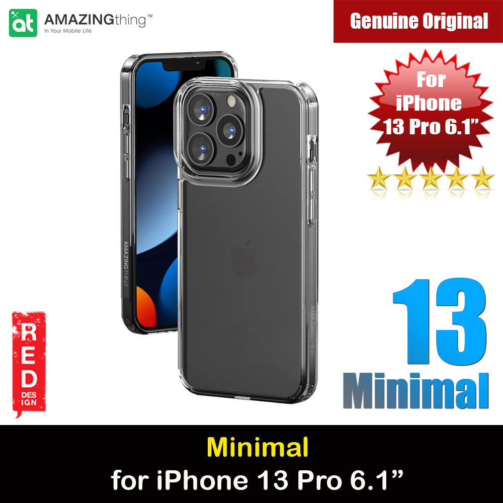 Picture of Amazingthing Minimal Drop Proof Case for iPhone 13 Pro 6.1 (Transparent Clear) Apple iPhone 13 Pro 6.1- Apple iPhone 13 Pro 6.1 Cases, Apple iPhone 13 Pro 6.1 Covers, iPad Cases and a wide selection of Apple iPhone 13 Pro 6.1 Accessories in Malaysia, Sabah, Sarawak and Singapore 