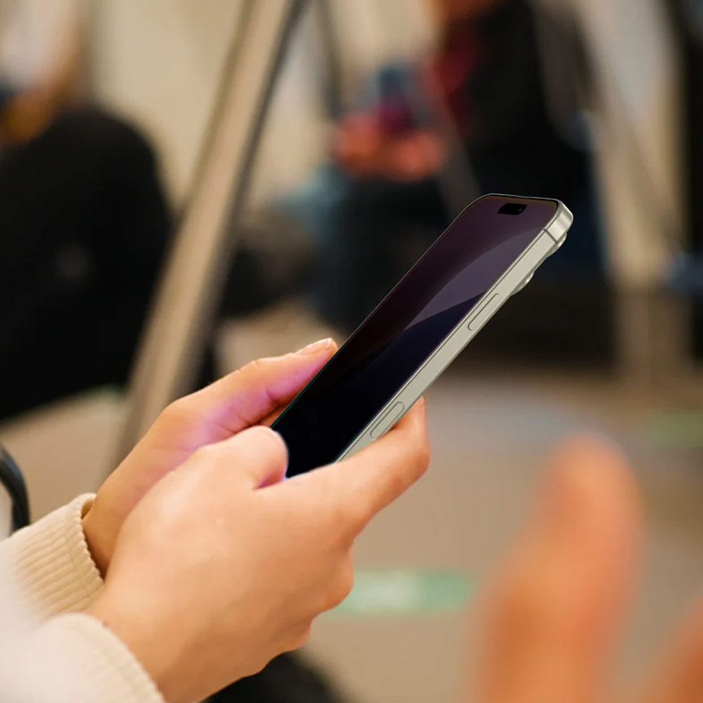 Picture of Apple iPhone 16 Pro Max 6.9  | Amazingthing Radix Supreme Privacy Fully Covered Tempered Glass for iPhone 16 Pro Max 6.9 (Privacy)