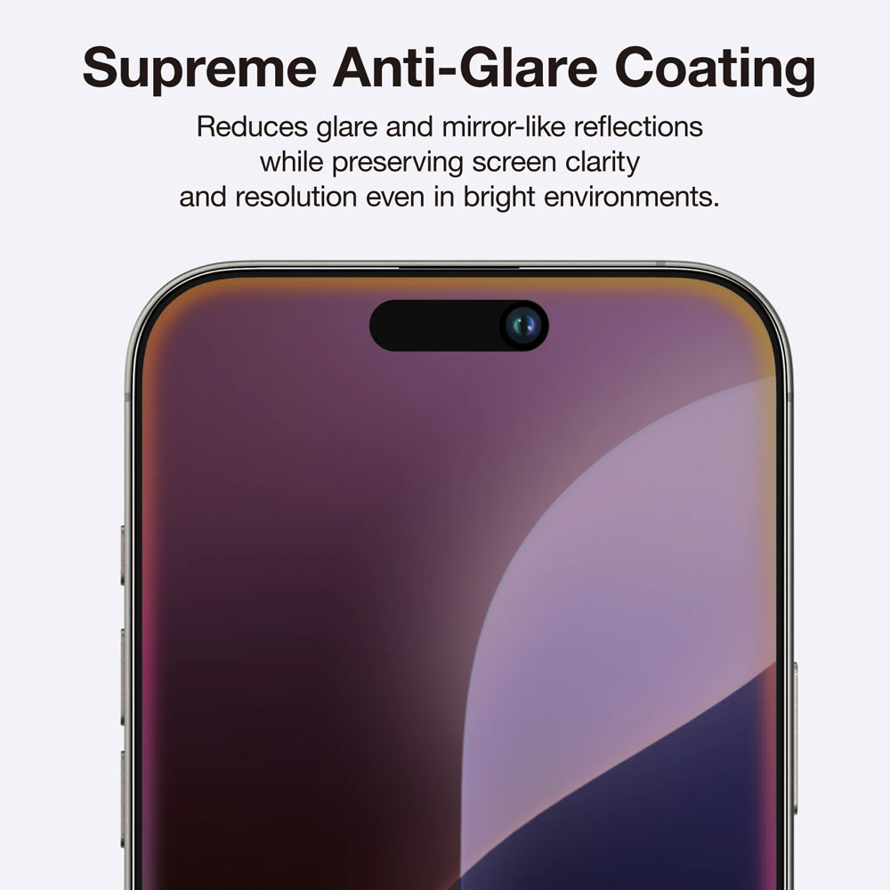 Picture of Apple iPhone 16 Pro Max 6.9  | Amazingthing Radix Supreme Privacy Fully Covered Tempered Glass for iPhone 16 Pro Max 6.9 (Privacy)