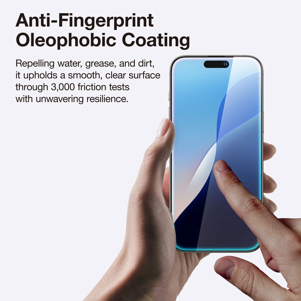 Picture of Apple iPhone 16 Pro Max 6.9  | Amazingthing Radix Supreme Fully Covered Tempered Glass for iPhone 16 Pro Max 6.9 (Ultra Clear)