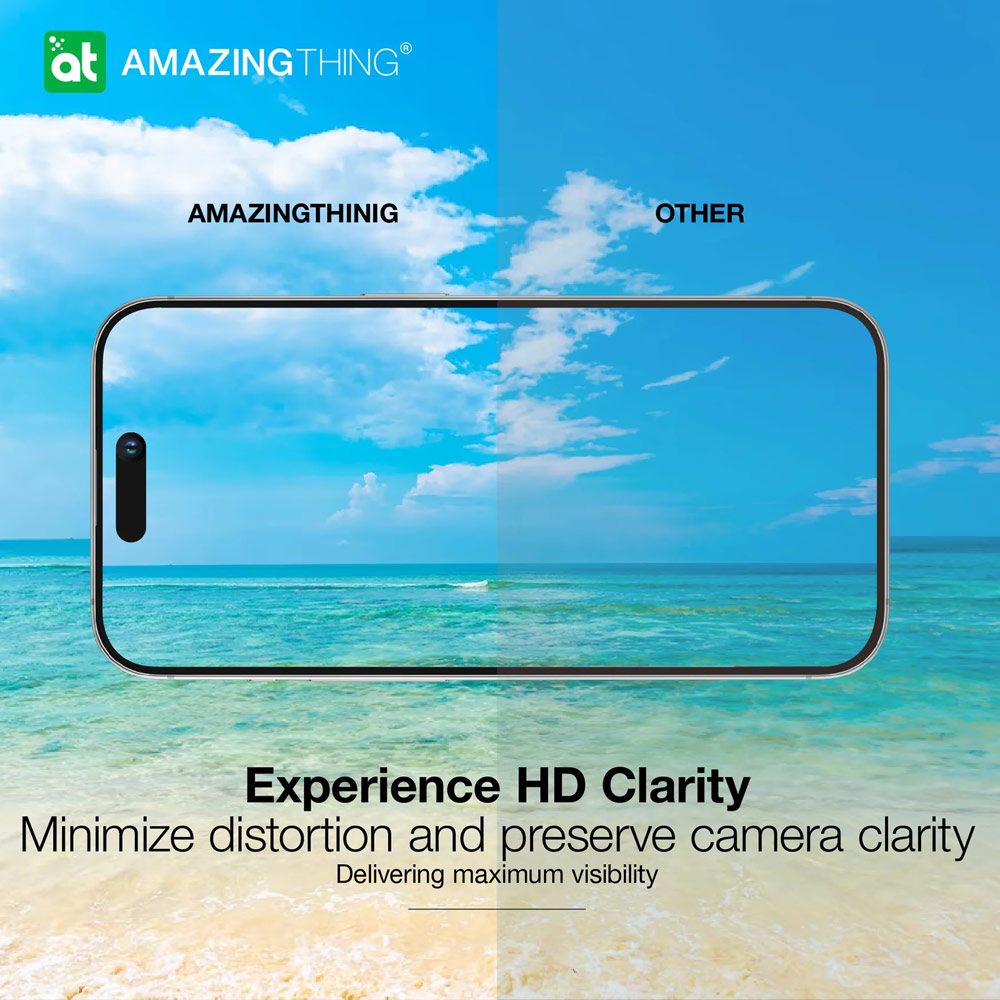 Picture of Apple iPhone 15 6.1  | Amazingthing Supreme AR Camera Lens Glass Aluminum Frame Defender Tempered Glass Protector for iPhone 15 6.1 iPhone 15 Plus 6.7 (2PCS Black)