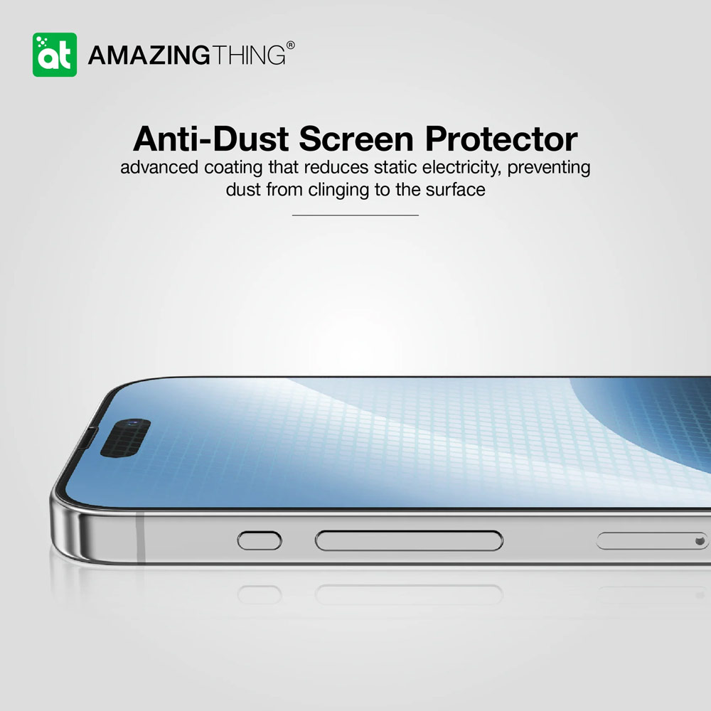 Picture of Apple iPhone 15 Pro Max 6.7  | Amazingthing Radix Fully Covered Tempered Glass for iPhone 15 Pro Max 6.7 (HD Ultra Clear)