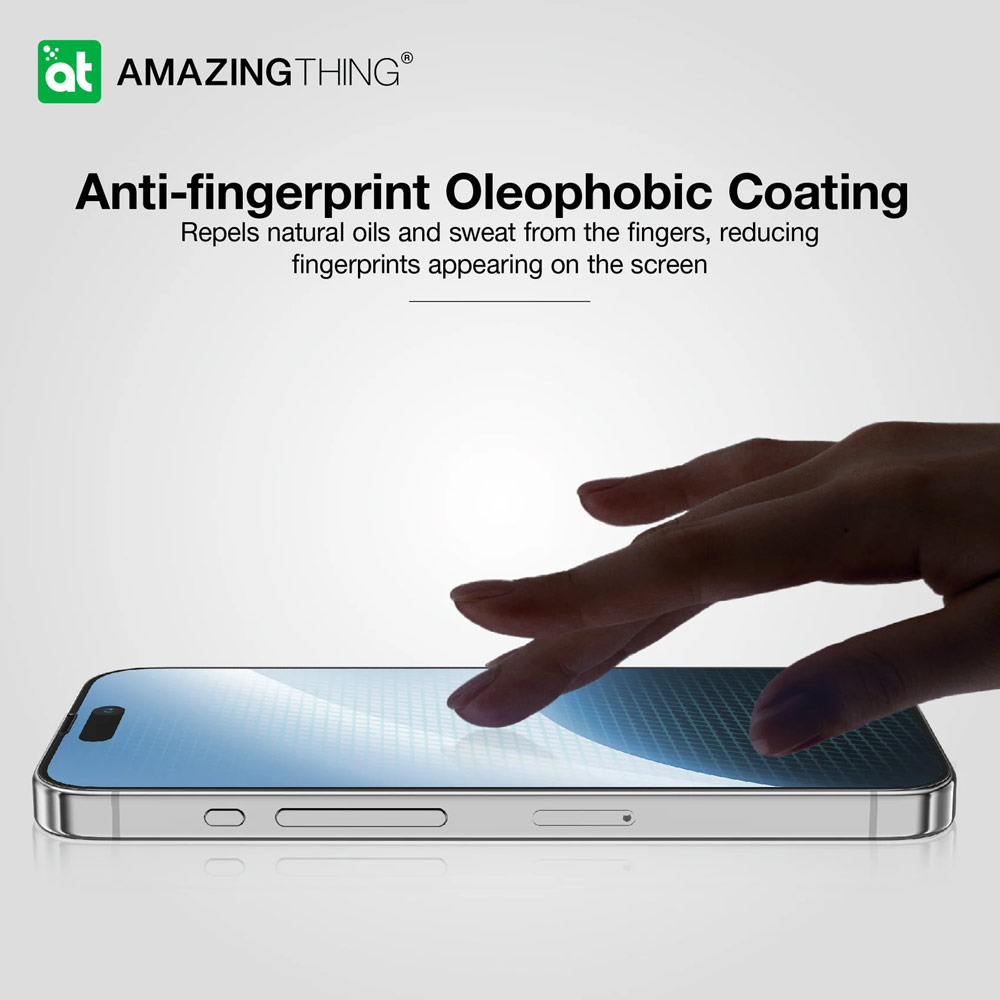 Picture of Apple iPhone 15 Pro Max 6.7  | Amazingthing Radix Fully Covered Tempered Glass for iPhone 15 Pro Max 6.7 (HD Ultra Clear)