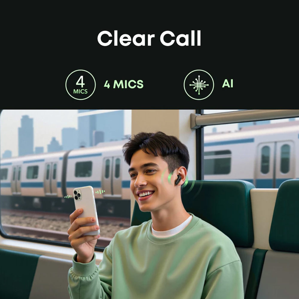 Picture of Soundcore by Anker R50i NC Earbuds Adaptive ANC Bluetooth 5.4 TWS 45Hours Long Play Time Headsets A3959 (Black)