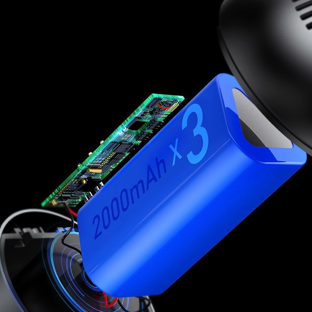 Picture of Baseus Mini and Portable Strong Suction Rechargable Cordless Wireless Wire Free Car Vacuum Cleaner Bed Vacuum Cleaner Sofa Vacuum Cleaner (Black)