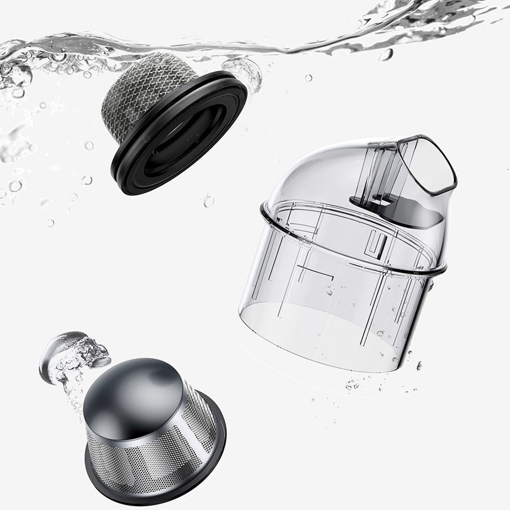 Picture of Baseus Mini and Portable Strong Suction Rechargable Cordless Wireless Wire Free Car Vacuum Cleaner Bed Vacuum Cleaner Sofa Vacuum Cleaner (Black)