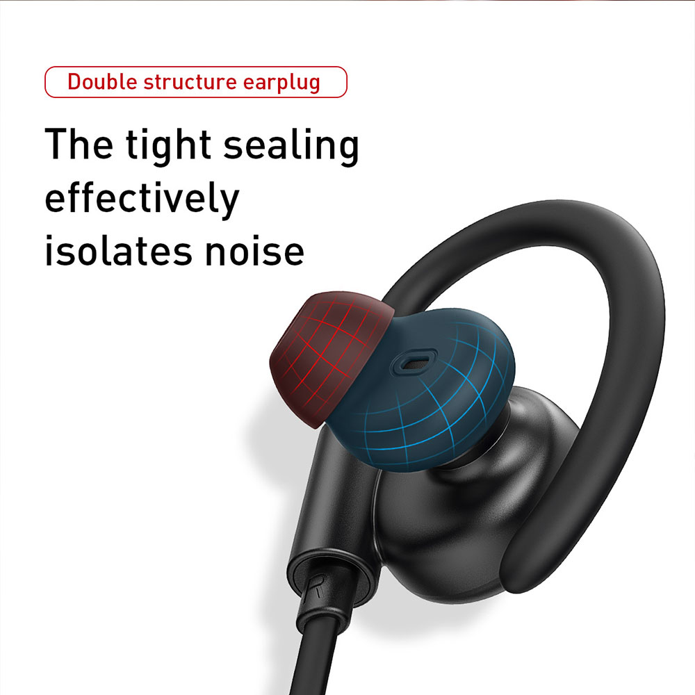 Picture of Baseus Bluetooth Wireless In Ear Headphone Compatible with IOS Android (Black)