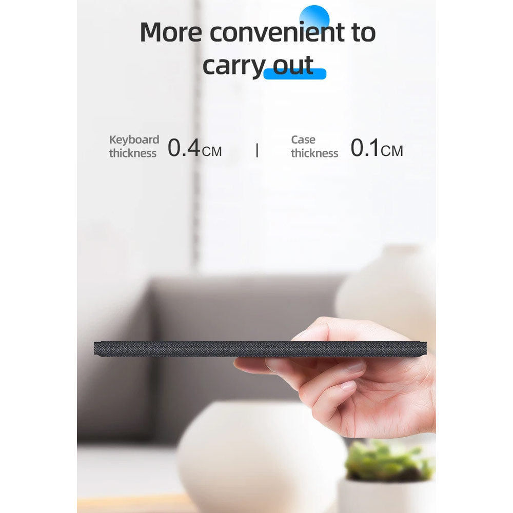 Picture of Apple iPad Pro 11 2nd gen 2020 Case | Benks Smart Keyboard Slim Stand Case with Touch Pad with Stylus Holder for iPad Pro 11 2020 2021