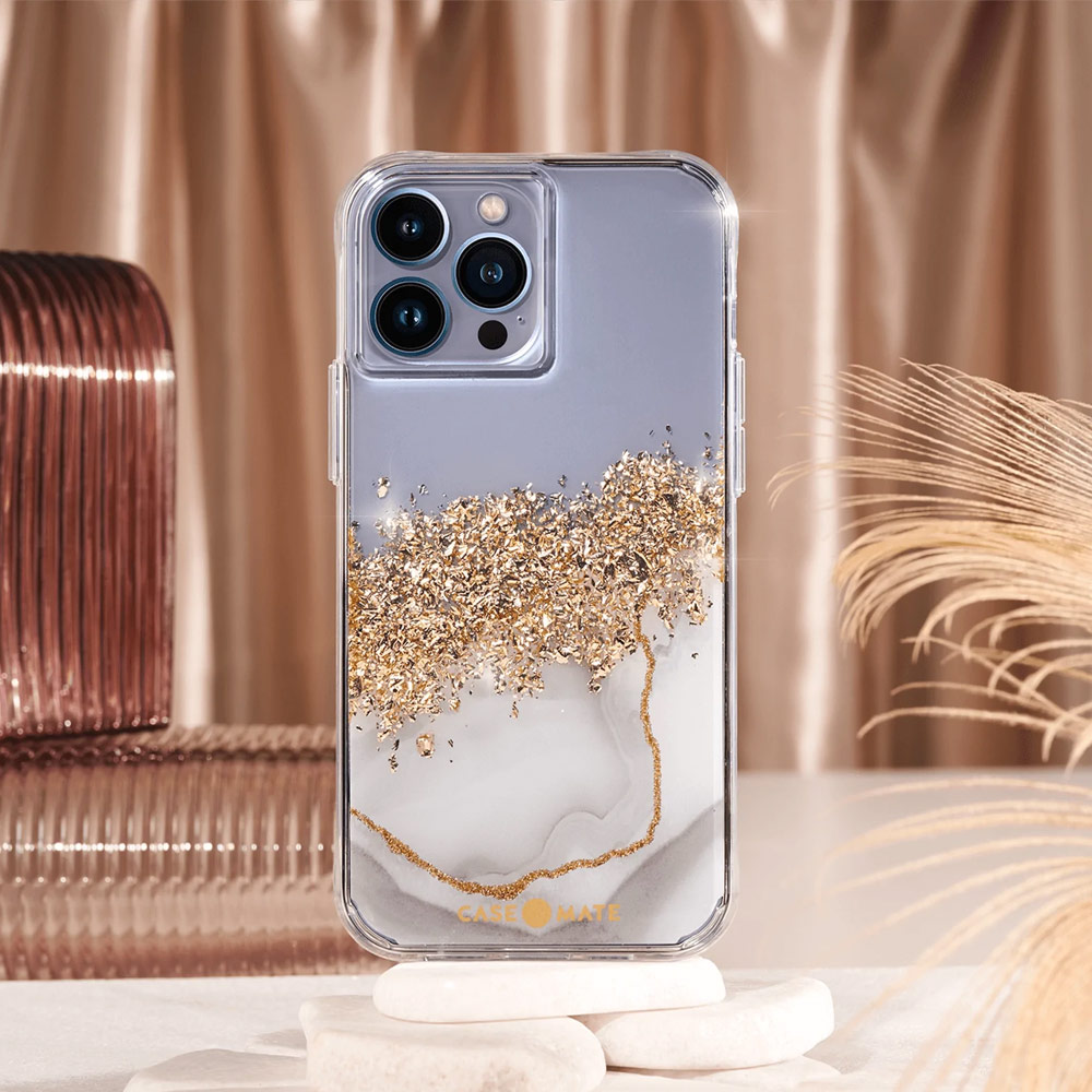 Picture of Apple iPhone 14 Plus 6.7  | Case Mate Case-Mate Stylish Design Drop Protection Case for iPhone 14 Plus 6.7 (Karat Marble)