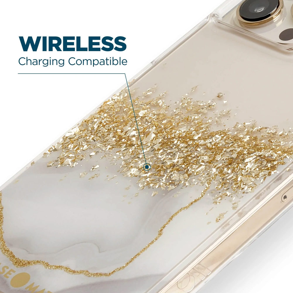 Picture of Apple iPhone 14 Plus 6.7  | Case Mate Case-Mate Stylish Design Drop Protection Case for iPhone 14 Plus 6.7 (Karat Marble)