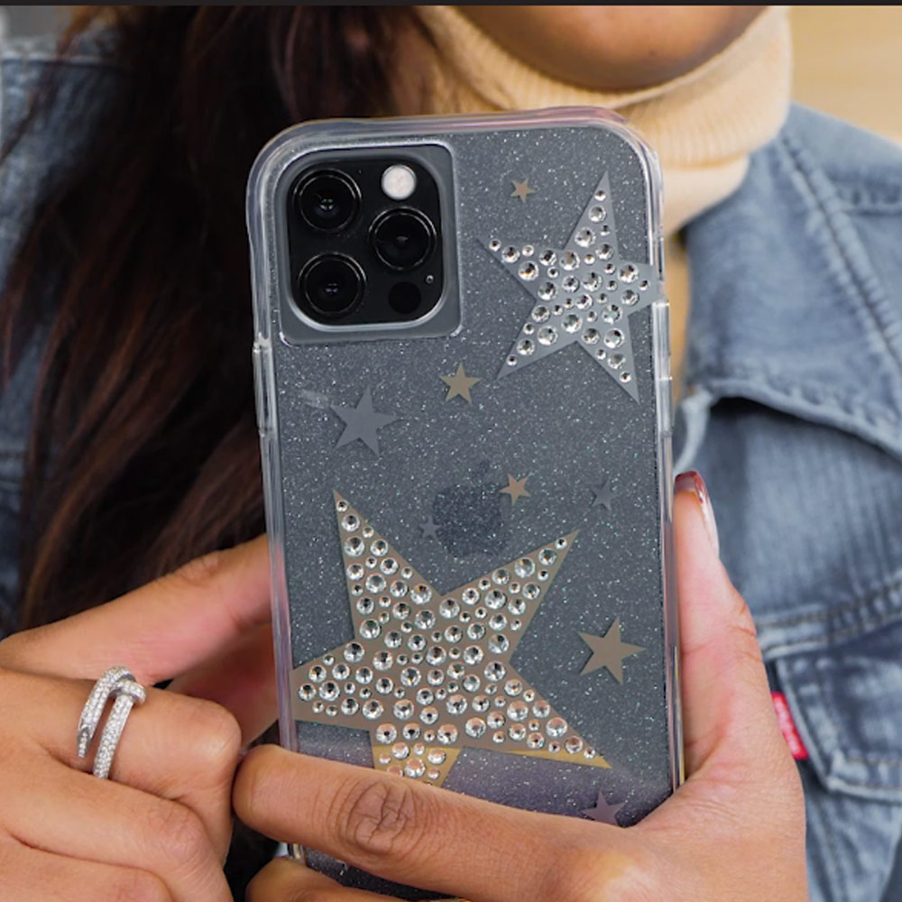 Picture of Apple iPhone 13 Pro 6.1  | Case Mate Case-Mate Sheer Superstar Series Protection Case for iPhone 13 Pro 6.1 (Sheer Superstar)