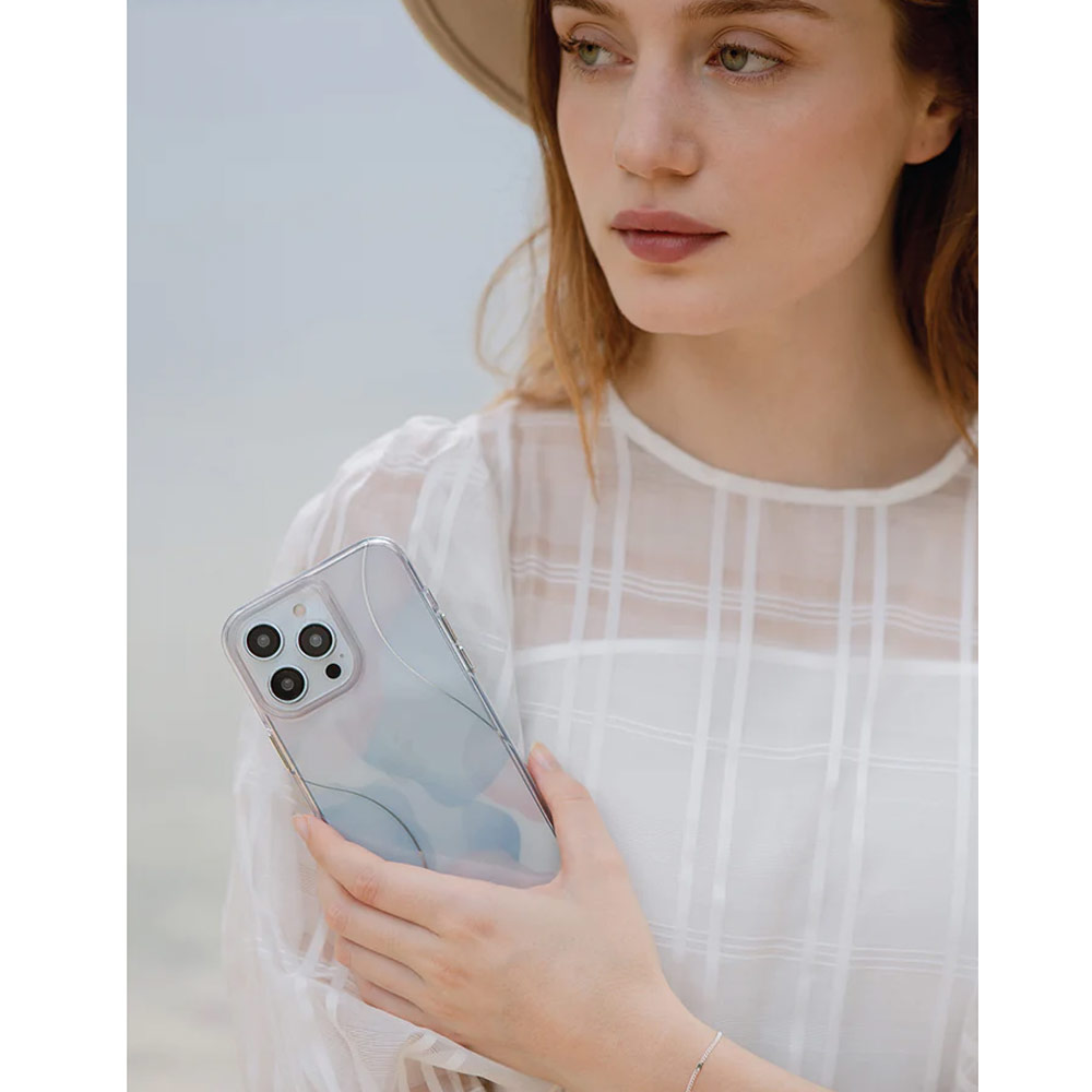 Picture of Apple iPhone 14 Plus 6.7 Case | Coehl Hybrid Impact Defense Raised Camera Lens Bezel Drop Protection Case Design for Modern Women for iPhone 14 Plus 6.7 (Dusk Blue)